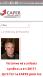 Mobile Screenshot of capeb-herault.fr